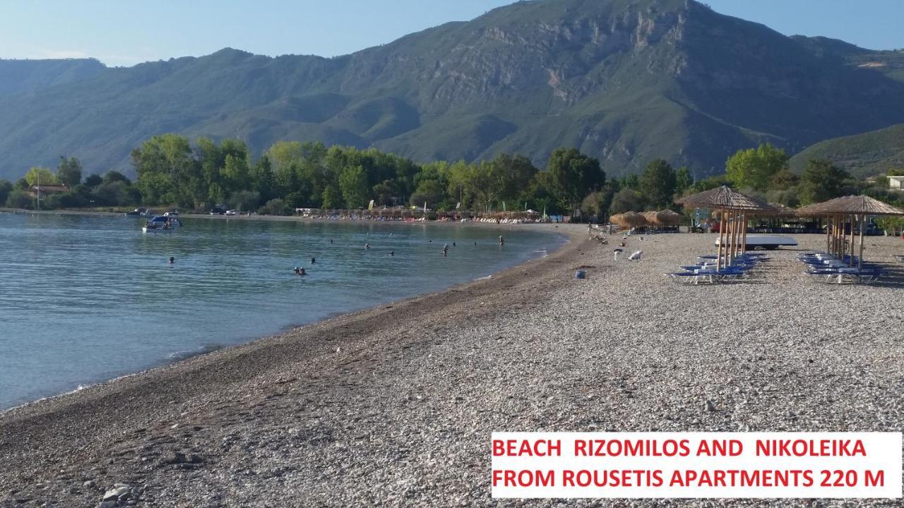 Rousetis Apartments Aigio Bagian luar foto